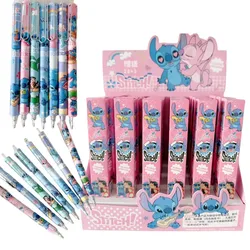 Disney Stitch Anime figure Children Gel Pen 0.5mm Student Office Write Signature Pen Stationery Children Christmars Gift