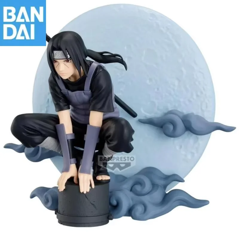 Genuino Bandai Banpresto Naruto Shippuden Memorable Saga especial Uchiha Itachi Original Anime figura modelo coleccionista estatuilla