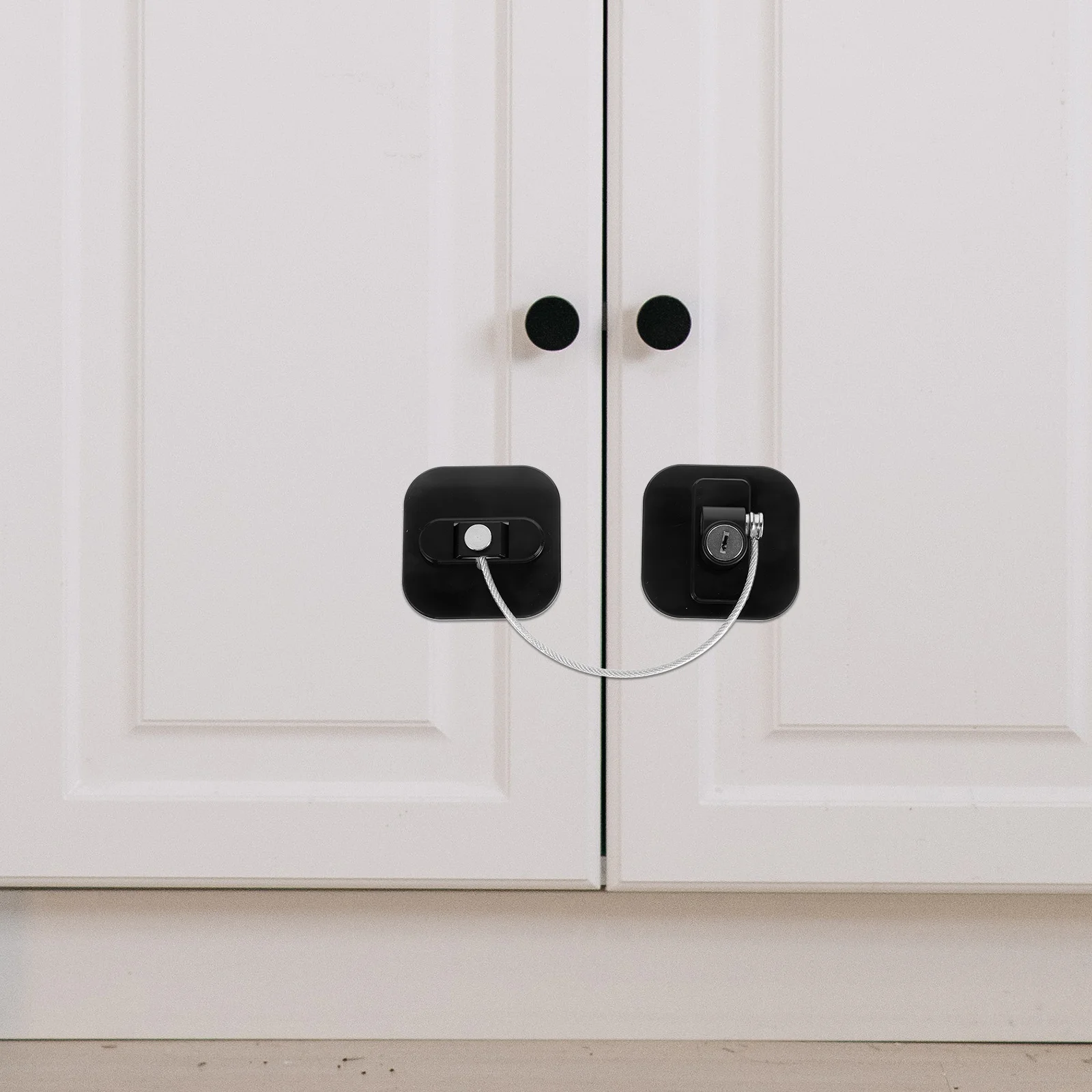 قفل الثلاجة، أقفال أمان لخزانة باب الثلاجة، بدون حفر، قوي وعملي، حماية للأدراج الأساسية عالية القوة