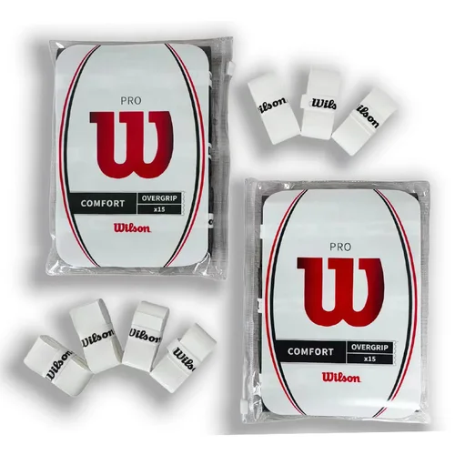 15 Uds. Raqueta de tenis Wilson Overgrip banda para el sudor agarre de absorción PU raqueta de bádminton mango tenis Griptape Padel raqueta agarre