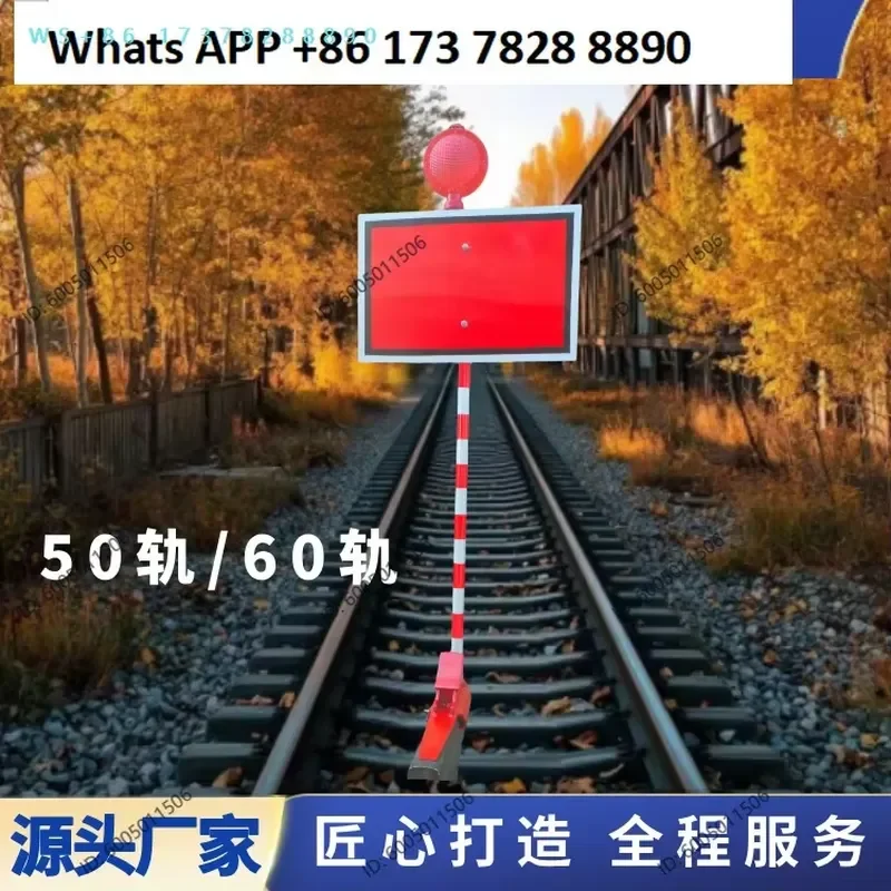 Crossing warning signs Railway, road traffic signs 400 * 600 deceleration stop signs with lights