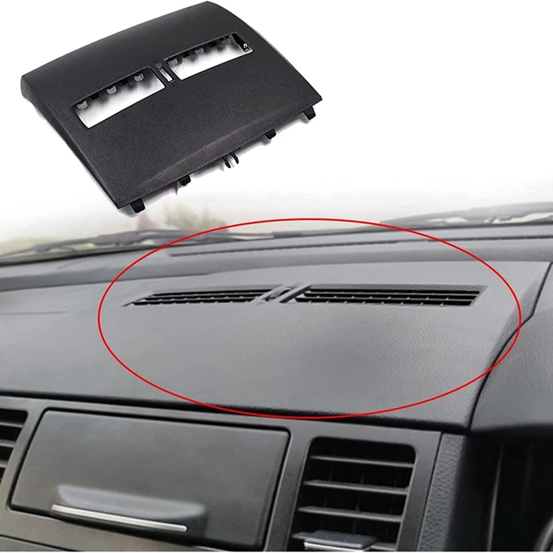 

Car Front LHD Dashboard Middle Air Conditioner Outlet Vents Cover Accessories 68414-ED50 For Nissan Tiida 2005-2011 - Black