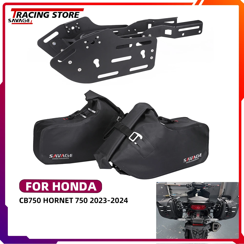 2024 For Honda CB750 Hornet 750 Motorycle Luggage Rack Side Bags Saddlebag Bracket CB 750 Mounting  Holder Sidebox Storage box