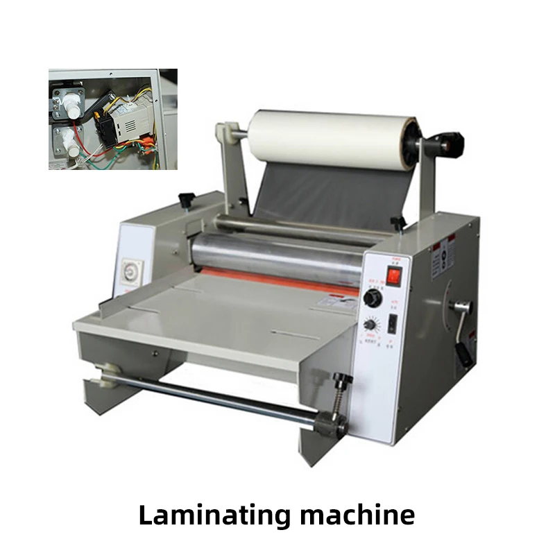 DC-380 Hot Roll Lamineren Machine Office Home Fotopapier Laminator Lamineren Verwarming Modus Foto Film Document Sealing Machine