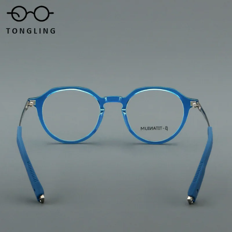 

Новые мужские персонализированные женские оправы ручной работы в стиле ретро, высококачественные ацетатные художественные модные высококачественные оправы для очков