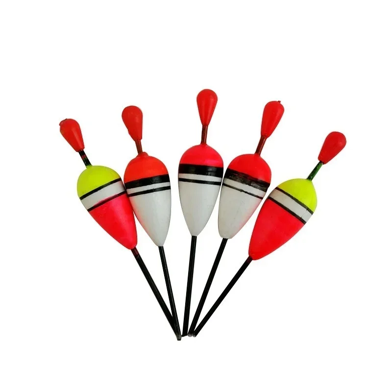 1 Set (15Pcs) Vertical Buoy Sea Fishing Floats Assorted Size for Most Type of Angling Aquarium Fish Catching