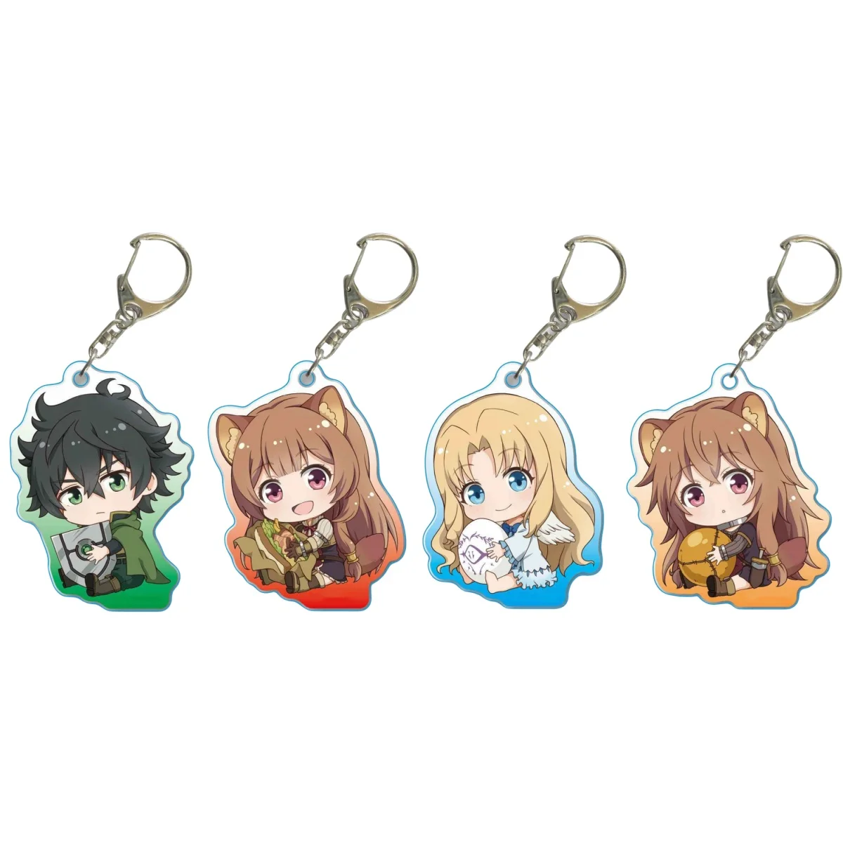 Anime Store Shield or Hero Raphtalia Firo Raphtalia Naofumi Iwatani Acrylic HD Figure keychain Pendant Decor Gifts About 6cm