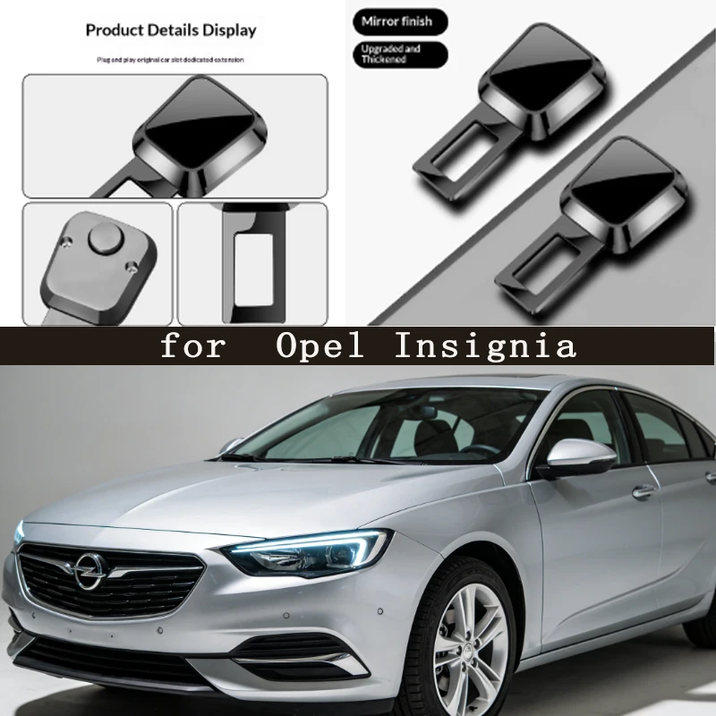 

for Opel Insignia Car Seat Belt Clip Extender Safety Seatbelt Lock Buckle Plug Thick Insert Socket Extender Safety Buckle
