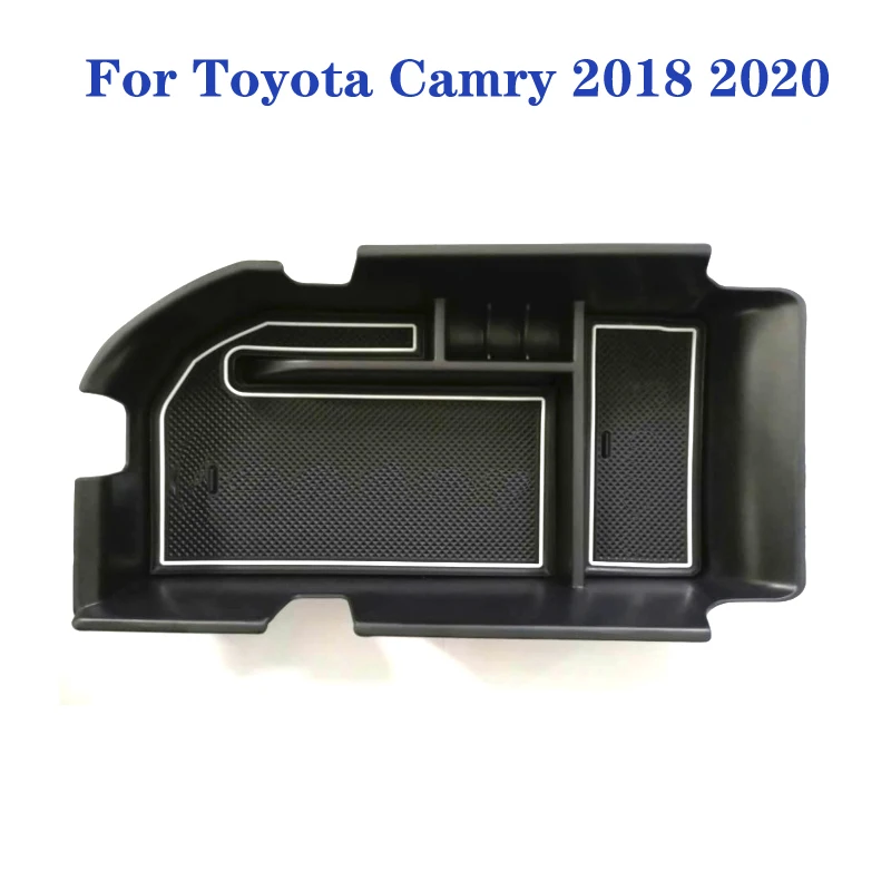 My good car For Toyota Camry 2018- 2022 Car Styling  Plastic Interior Armrest Storage Box Organizer Case Container Tray