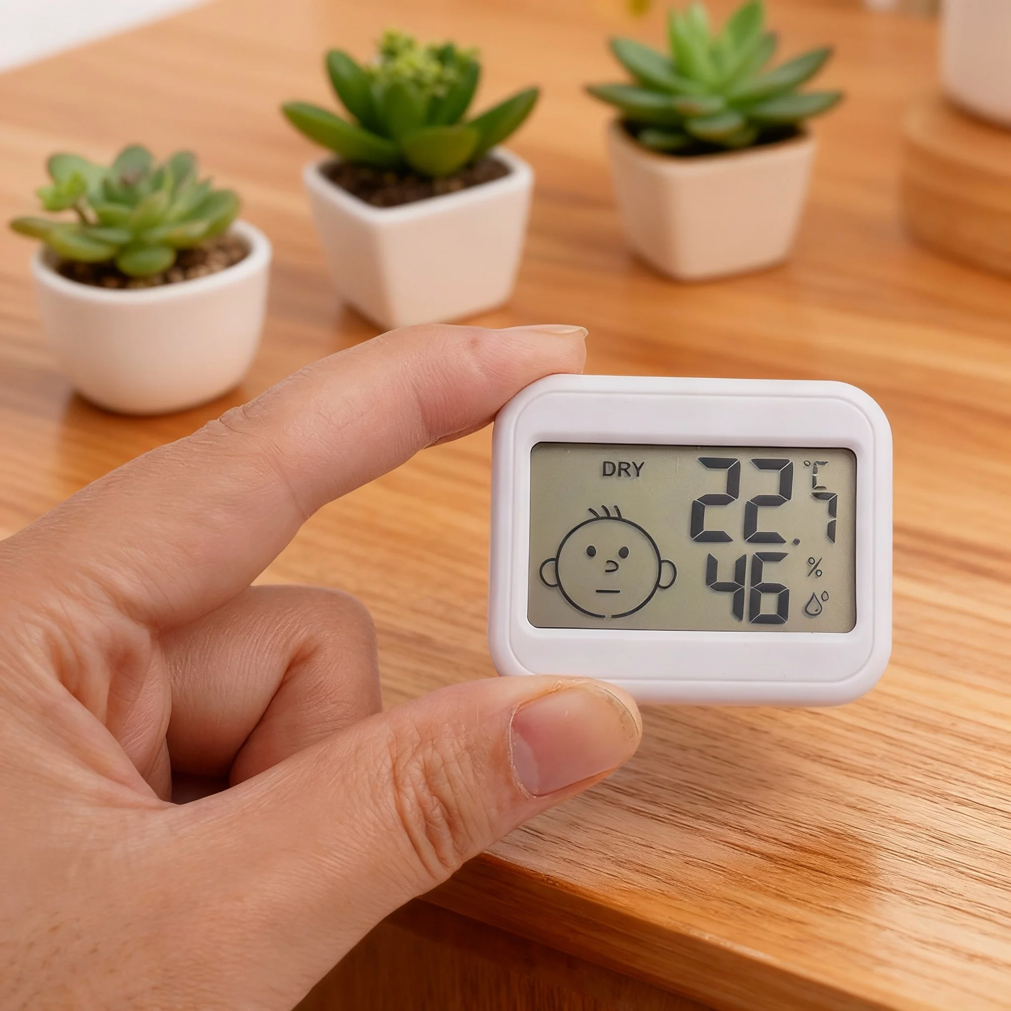 LED Thermometer Thermo-Hygrometer Multifunction Electronic Clock Temperature Humidity Meter Weather Station for Home With Alarm image 2