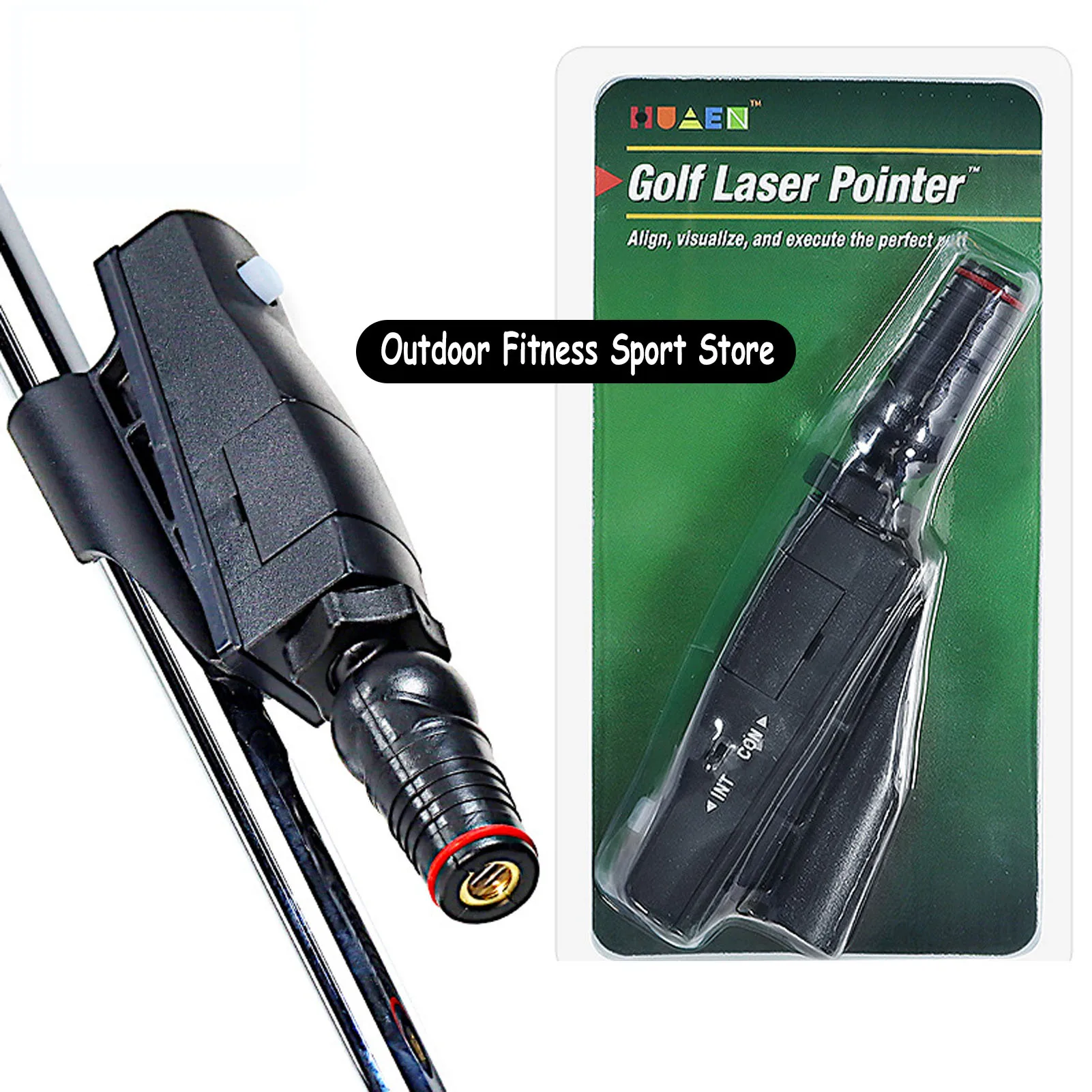 Golf Putter Laser Sight Pointer Putting Training Aids Aim Corrector Golf Practice Line Tool Putter Aim Putting Exerciser 골프 용품