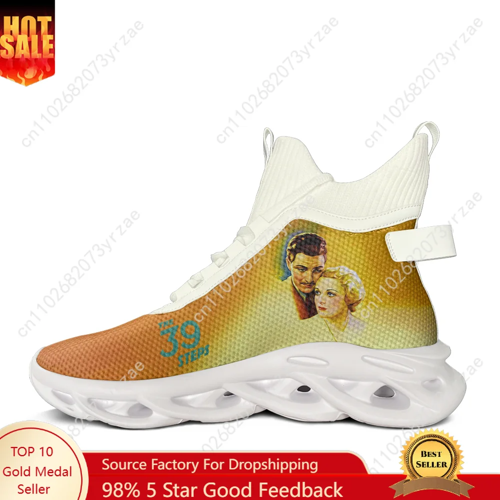 

The 39 Steps High Top Flats Sneakers Mens Womens Teenager Sneaker High Quality Personalized Fashion Casual Shoe Customized Shoes