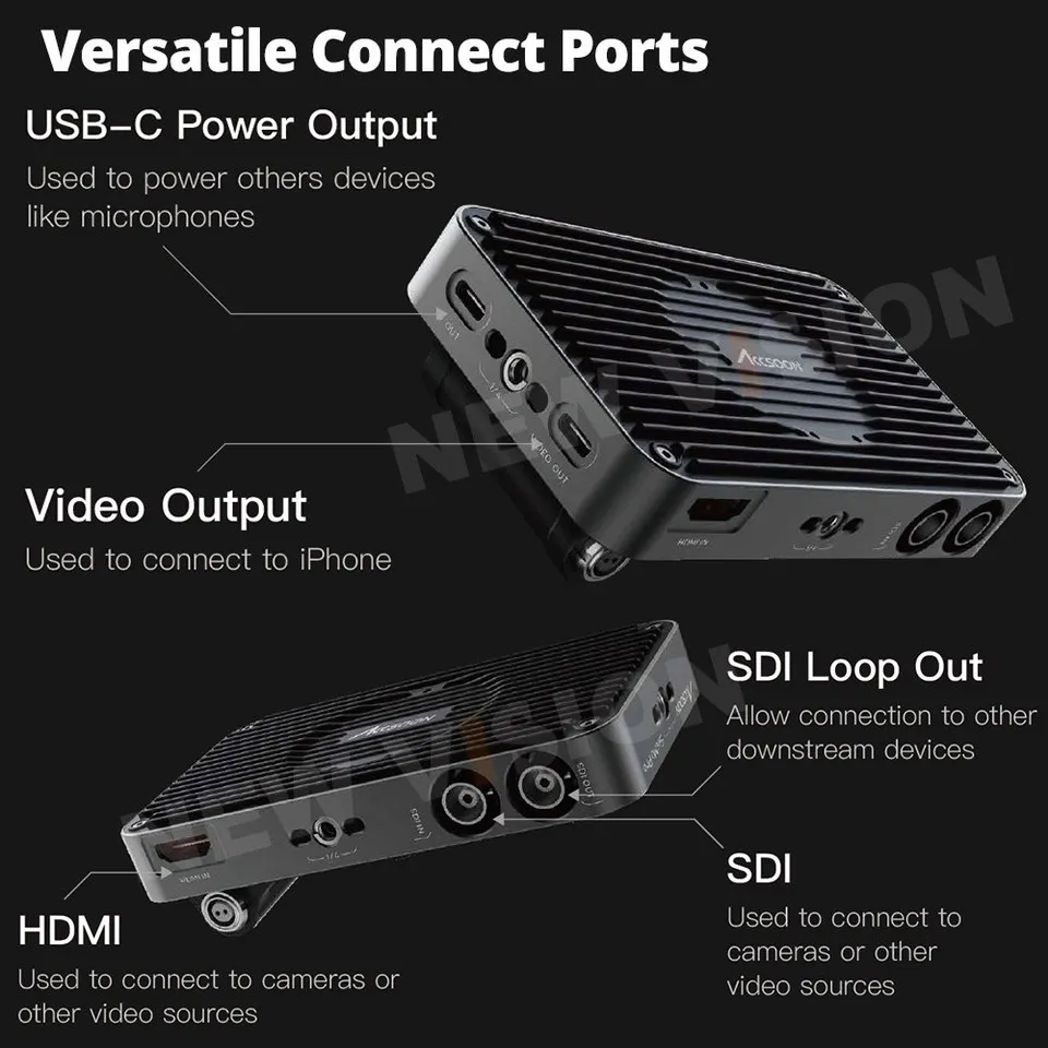 Accsoon Seemo Pro SDI In & Loop out HDMI In USB-C إلى iOS 1080PHD Video Adpter iPhone iPad شحن تسجيل المراقبة في الوقت الحقيقي #3