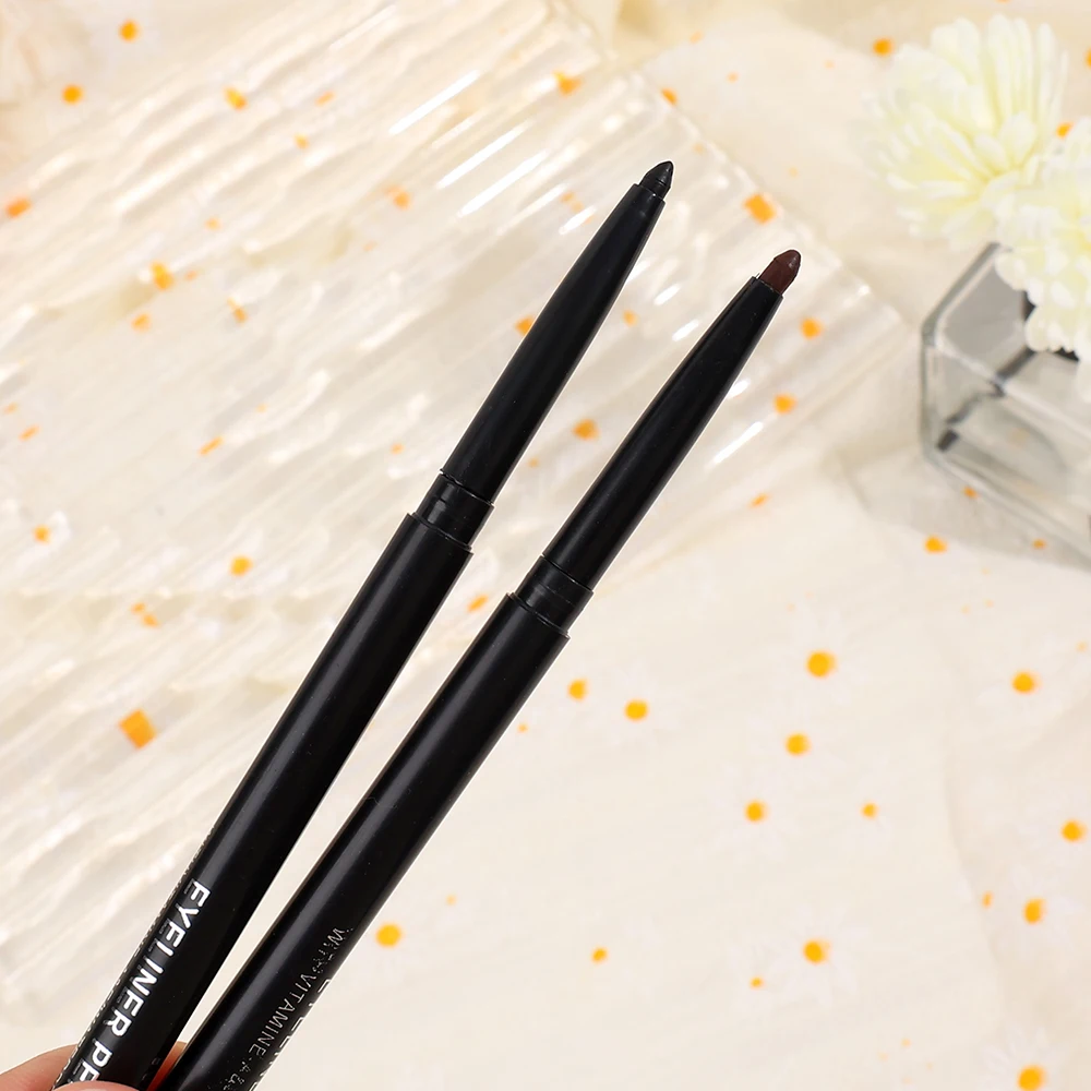 Retractable Eyeliner Gel Pen Breakup Proof Quick Drying Smudge-Proof Waterproof 16-Hour Eyeliner Creates Bold & Defined Lines