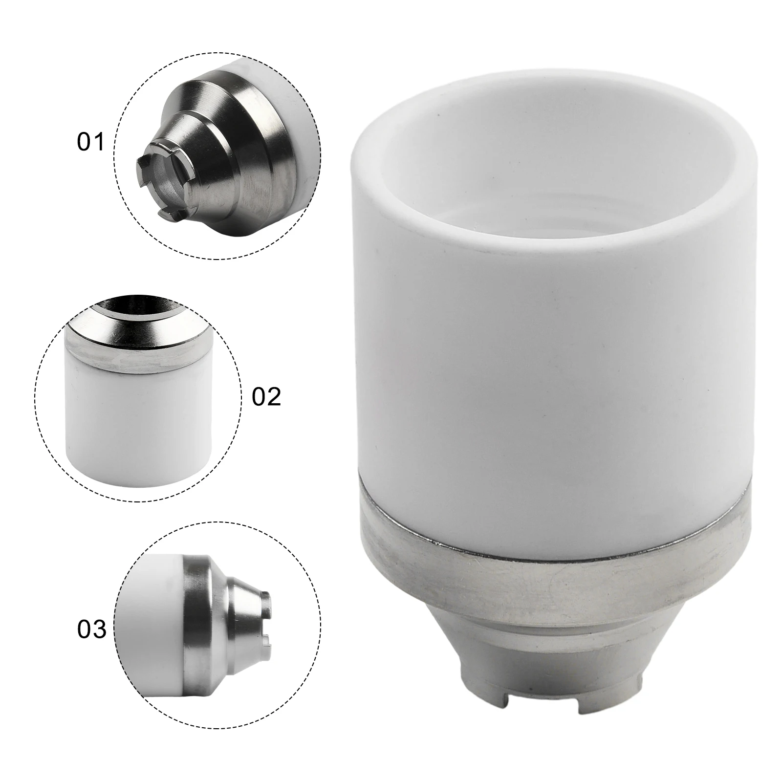 

Насадка с медной крышкой, насадка для плазменной резки, медная плазменная насадка, 3 типа, контактыруемая для плазменной резки P80