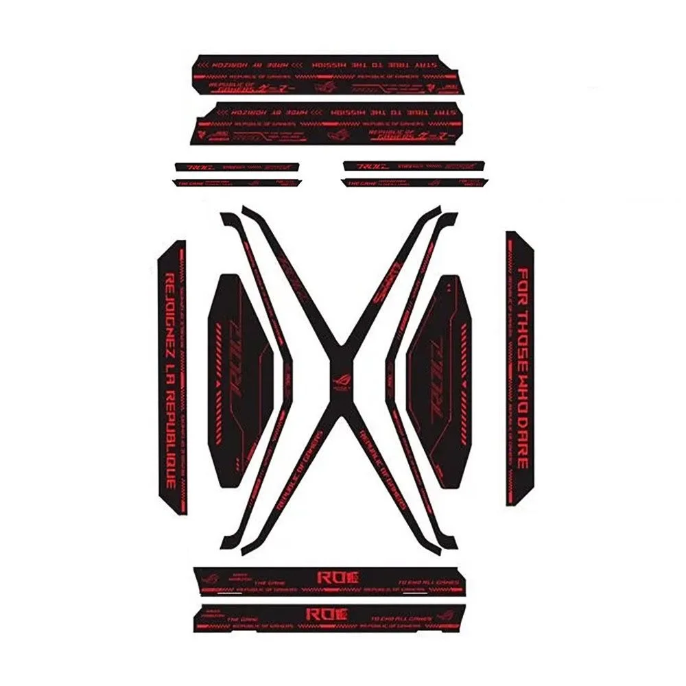 MOD Anime Stickers For ASUS GR701 HYPERION Gamers Case,DIY ROG Gaming Cabinet Decorative Suede Stickers Cover