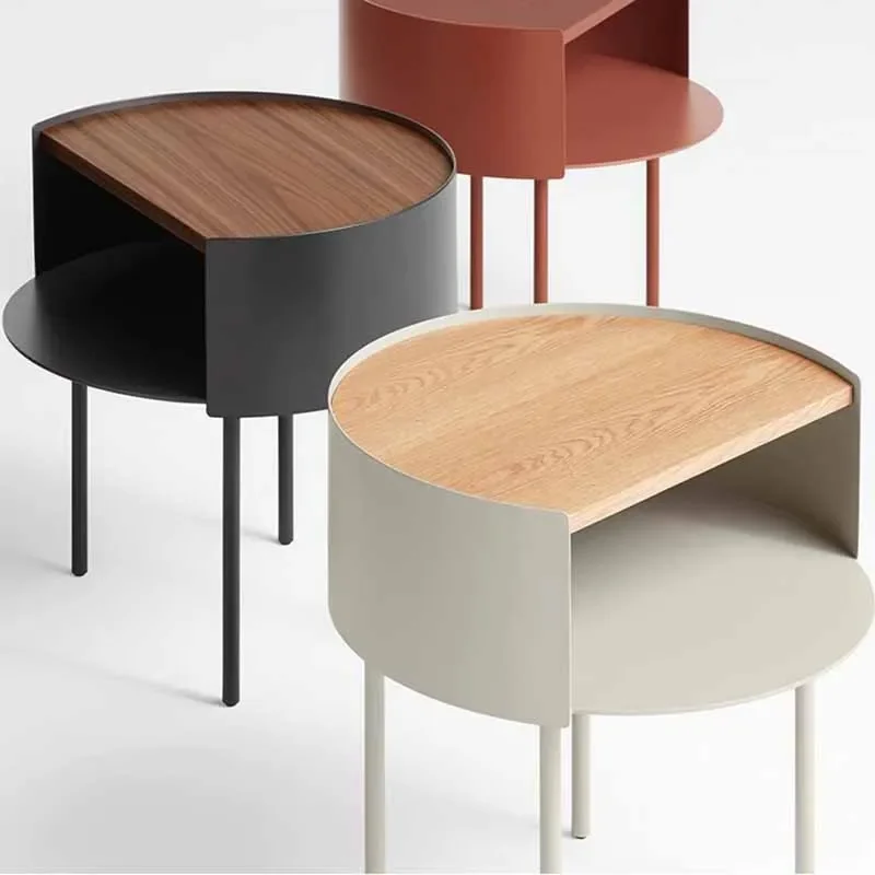 Compact Clear Storage Coffee Table Simple Modern Mini Balcony Side Table Mobile Nordic Aesthetic Couchtisch Unique Furniture