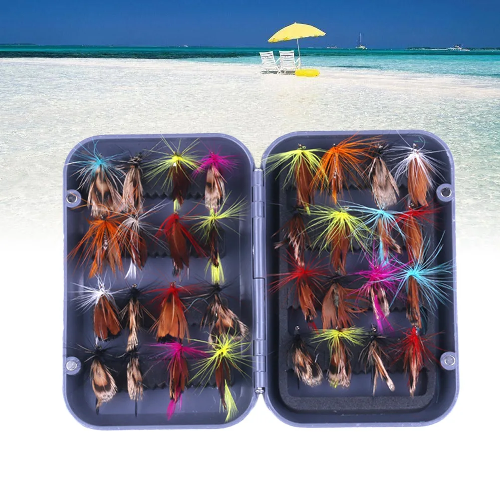 

32Pcs Simulation Sinking Fishing Lure Rotating Sequined Metal Bait Hook Smooth Diving Action Realistic Swimming for Pike Perch