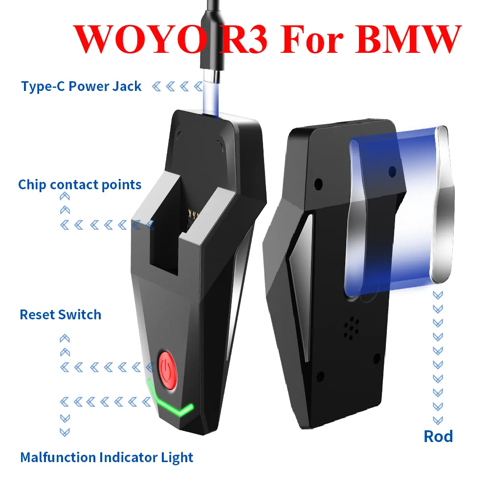 

WOYO R3 Fragrance Smart Box Chip Activator Tool For BMW Ambient Air Cartridge Resetter for G30 G11 X3-X7 3/5/7 Series