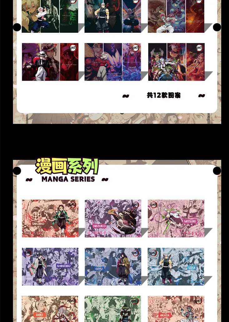 Demon Slayer Acrylic Crystal Brick Lumi Kimetsu No Yaiba Tanjirou Kamado Nezuko Karta do gry dla dzieci Zabawki i hobby Prezenty