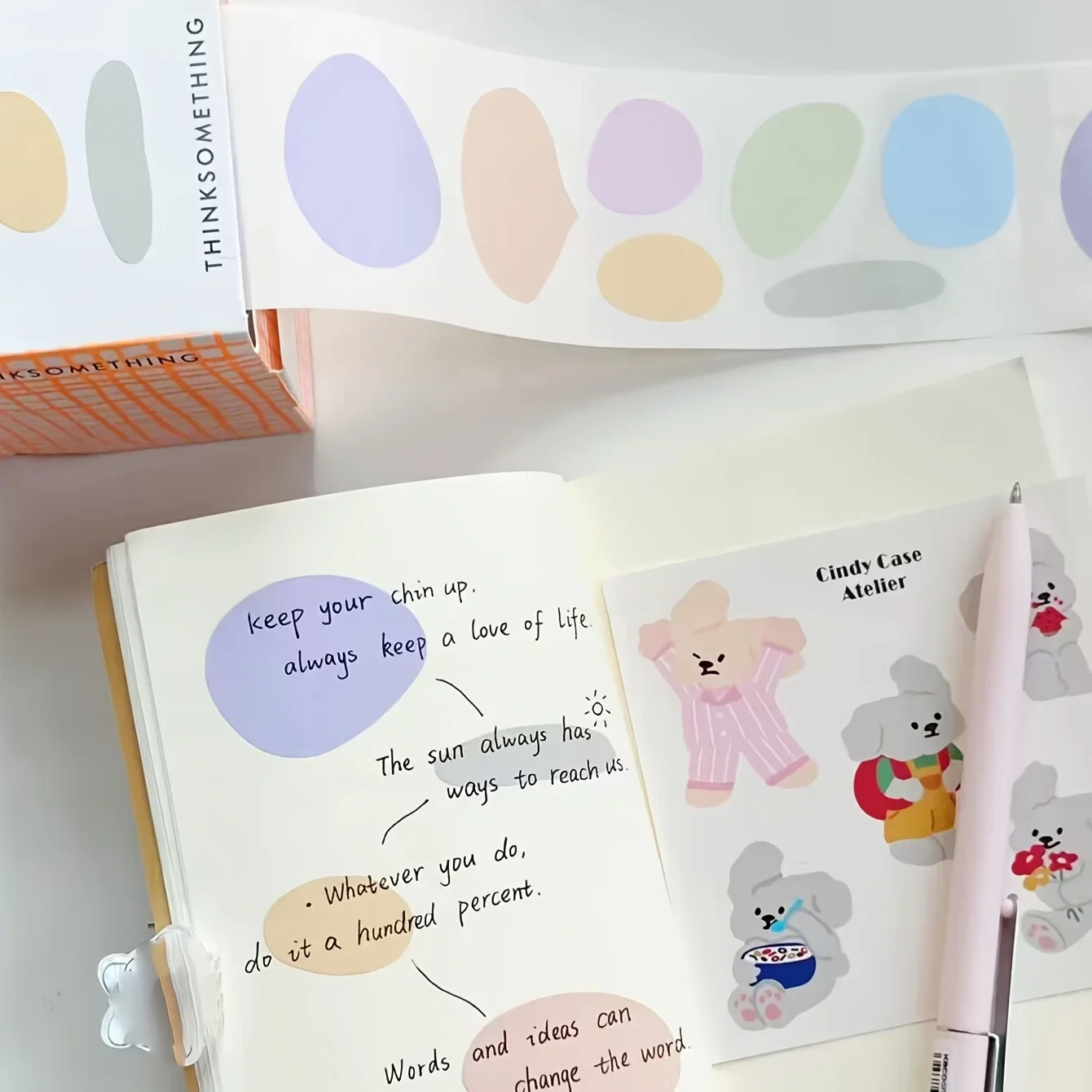 1pc Pull-up Sticky Notes, Colored Dialogue Box Memo, Multi-functional Wrong Question Correction, Fully Adhesive Sticky Notes