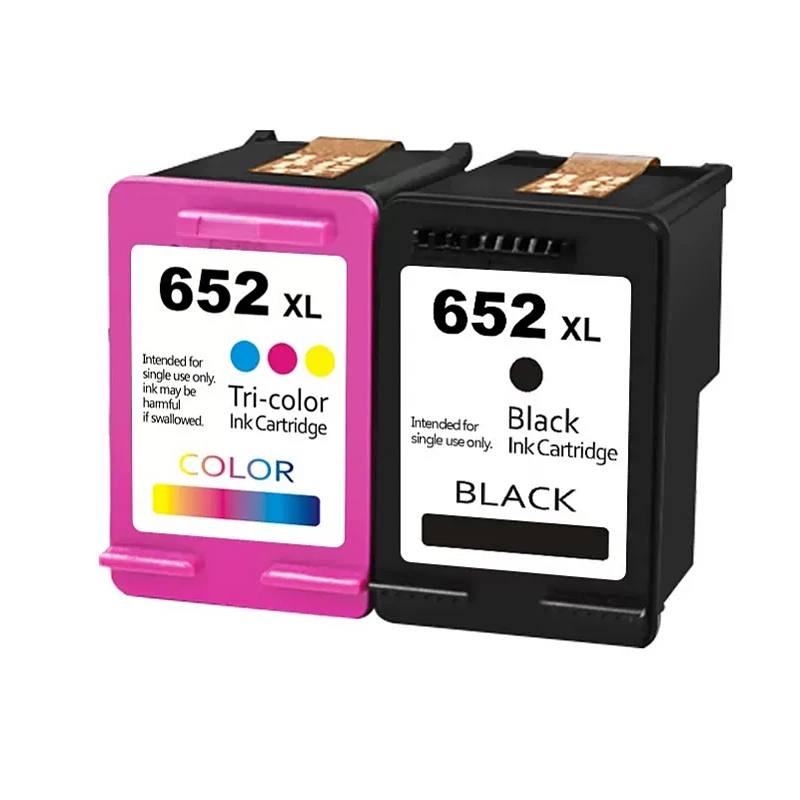 Compatible con cartuchos de tinta HP 652 652XL, repuesto para impresoras HP652 Deskjet 1115 1118 2135 2136 2138 3635 3636 3638 3838