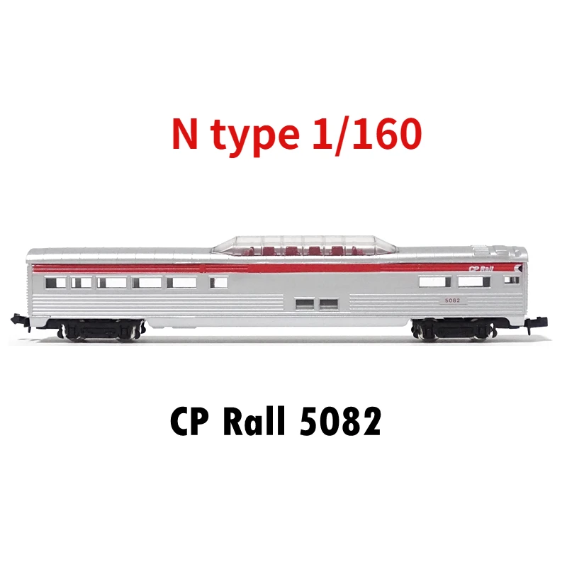 N Schaal 1/160 Canadese Spoorwegen Cp Rall Vierassige Passagierstrein Rijtuig Model Statische Jongen Speelgoed