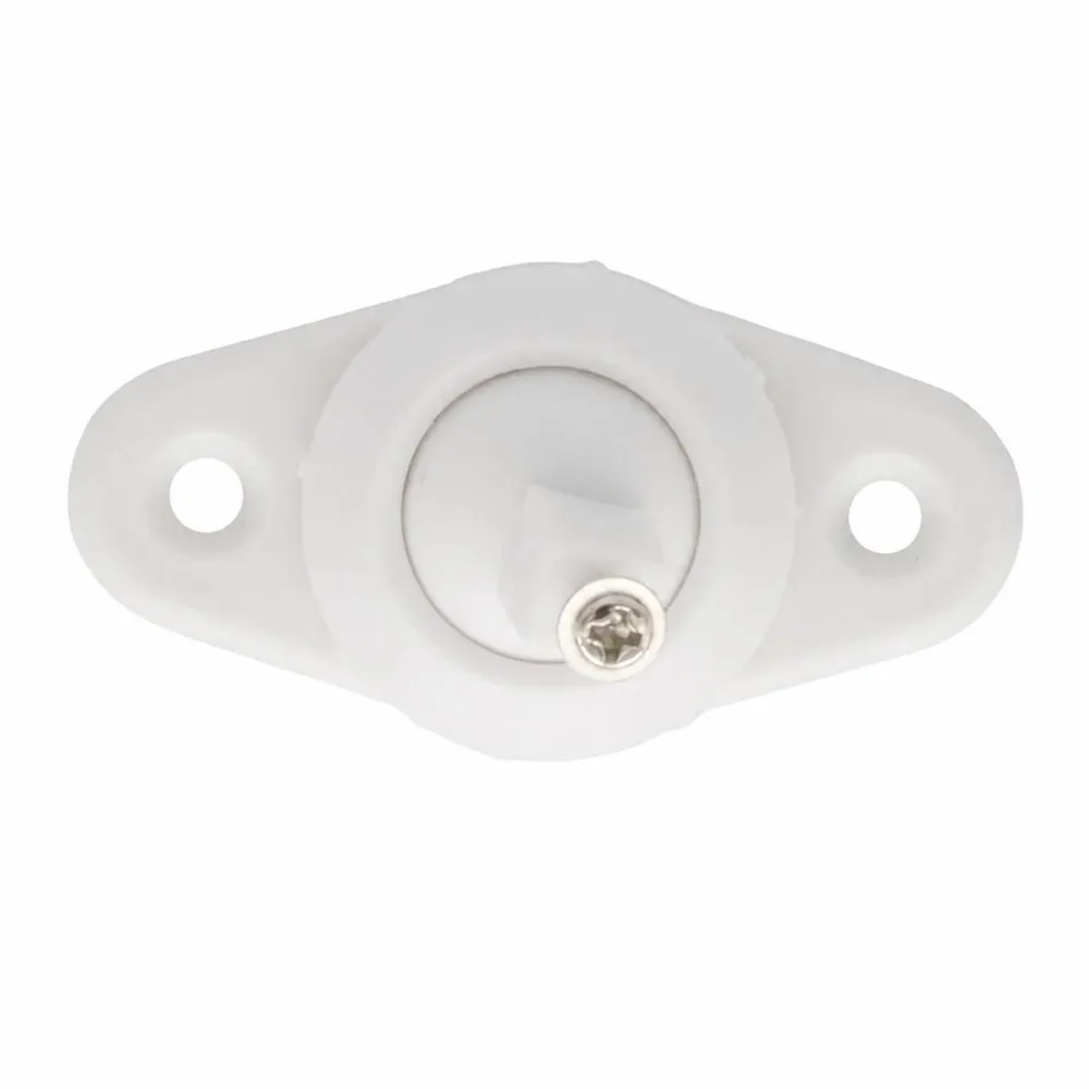 PC PIR Motion Sensor Bracket White Short Leg Design Infrared Detector Mount Easy Install Adjustable Angle