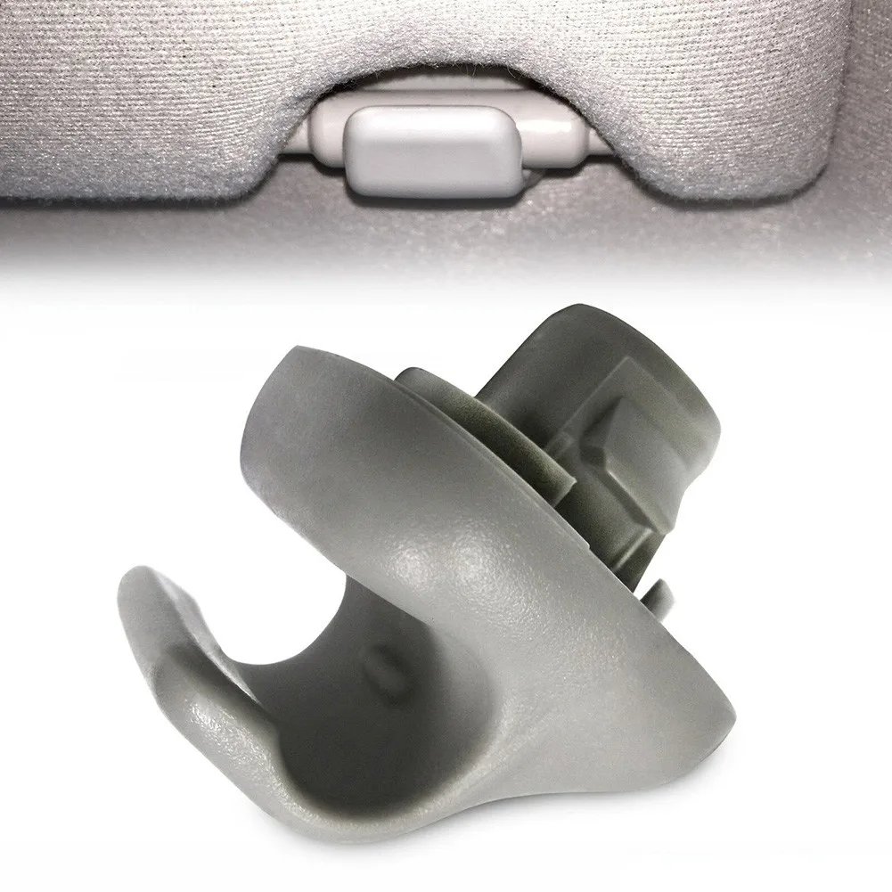 Car Sun Visor Support Clip Sunvisor Clip For Honda 98-07 For Accord 96-04 Civic 06-11 Ridgeline Gray Sun Visor Hook Bracket