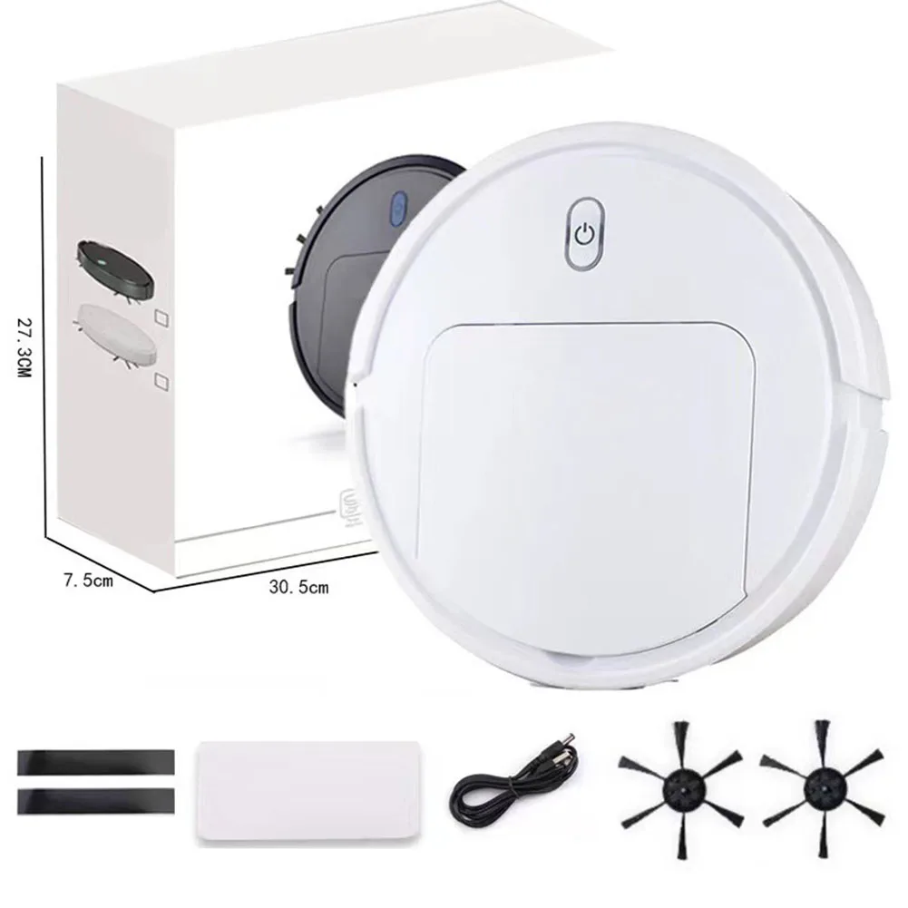Robot Mop 3-in-1 Vacuum For Daily Home Cleaning Simultaneous Sweep Mop Powerful Suction Edge Cleaning Mode For Hardwood Floors
