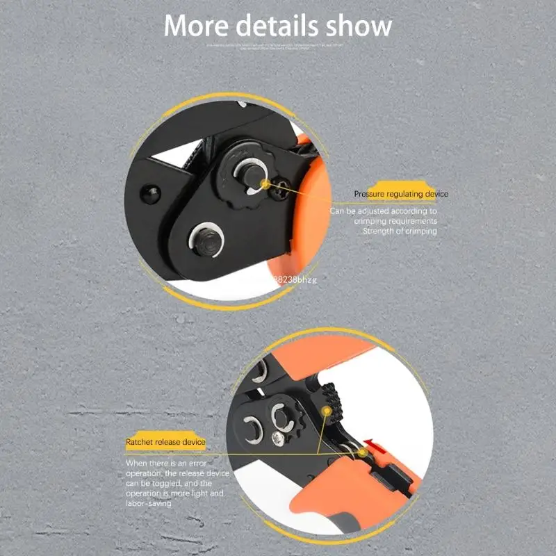 Ratchet Type SN-28B Terminal Crimping Clamp Use for 0.1-1Pin Crimping Tool For Bullet Connectors AWG1mm² 18-28AWG Cable Dropship