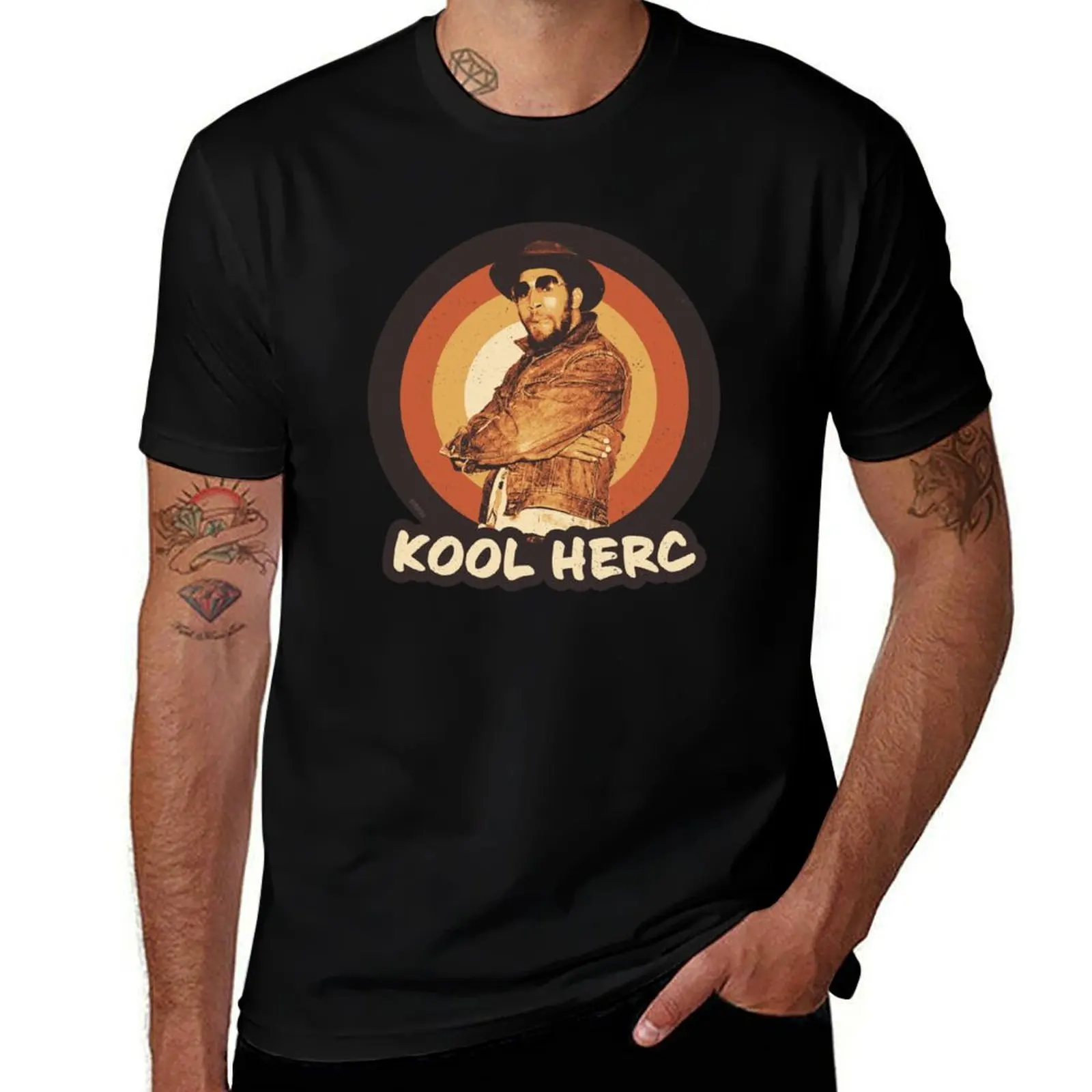 

DJ Kool Herc 80s Old School Hip Hop T-Shirt men t shirt cotton 100% man t shirt summer man t shirt luxury T-shirt