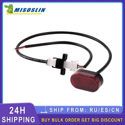 Electric Scooter Brake Rear Tail Light Safety Stoplight Lamp For Xiaomi M365 Pro Pro2 Scooter Light Battery Line Fix  Buckle