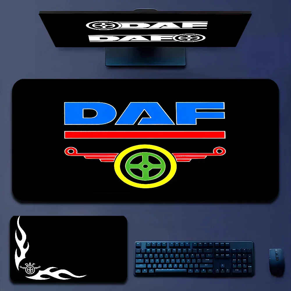 DAF Truck Logo Large XXL Table Mat Student Mousepad Gamer Computer Keyboard Pad Games Pad Desktop Mat