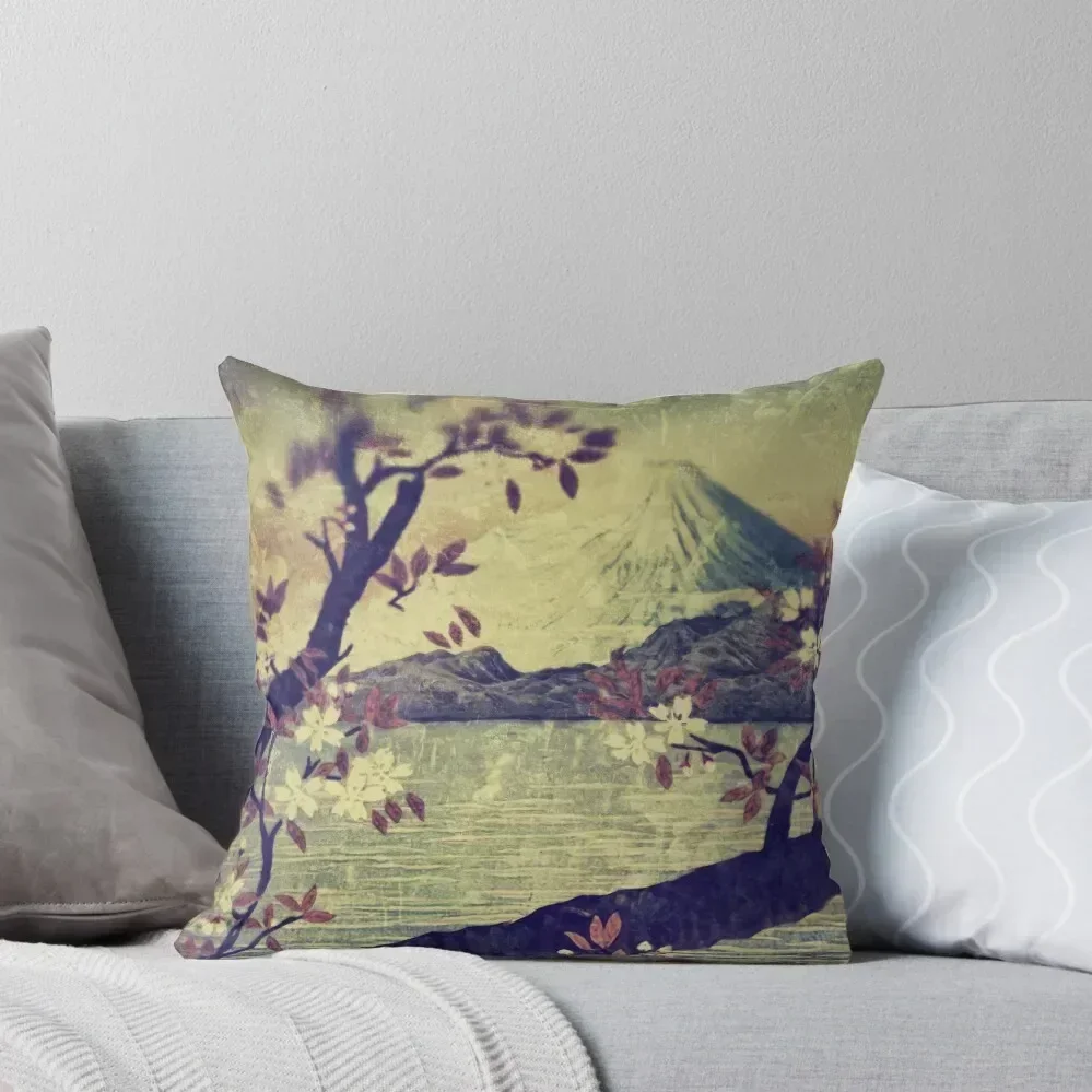 Templing at Hanuii - Nature Landscape Throw Pillow Cushions Christmas Covers pillow