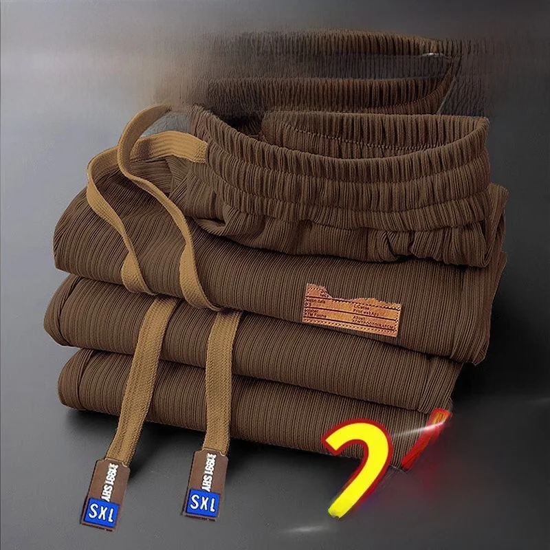 

Men's Sport Pants Summer New Sle Breathable Loose Drapey Straight Leg Casual Trousers Trendy All-Match Lightweight Pants