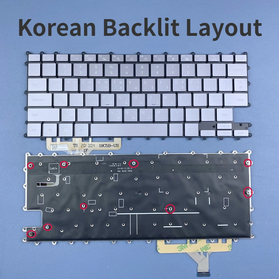 Korean Backlit Laptop Keyboard For Samsung Galaxy Book Flex Alpha NP730QCJ 730QCJ 730QDA Series