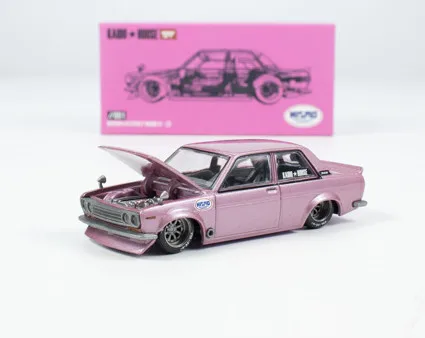 

Minigt & kaido house 1:64 Datsun 510 Street KAIDO GT V1 KHMG091 Collection die cast alloy car model decoration gift