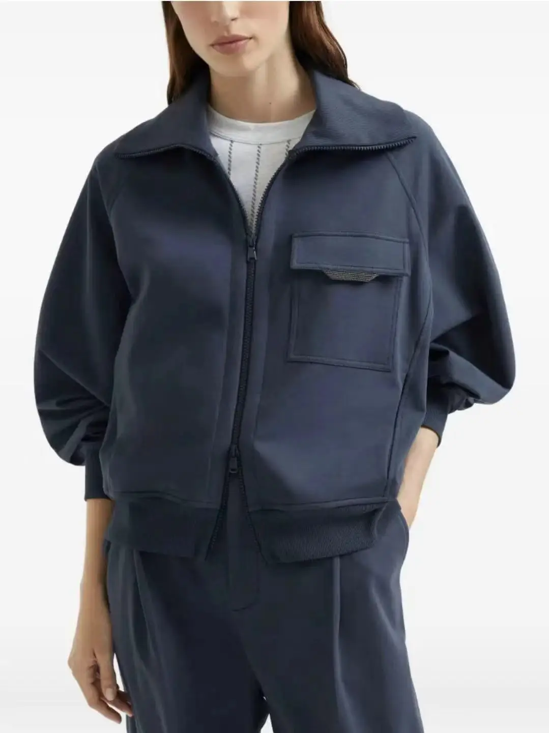 

25 новых высококачественных женских модных темпераментных тонких универсальных топов с короткими рукавами и широкими брюками с высокой талией, комплект из двух предметов