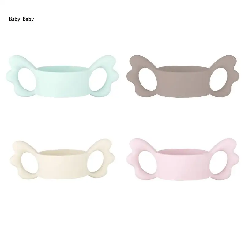 Newborn Bottle Grip Handle Infants Wide Milk Bottle Hand Shank for Baby Feeding Bottle Accessories Q81A