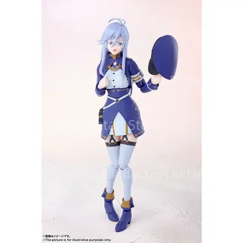 100 % original Bandai SHFiguarts SHF 86 Eighty Six Vladilena Milize i lager Anime Actionfigurer modellleksaker 10 best sales 86 åttio animefigurer - №4