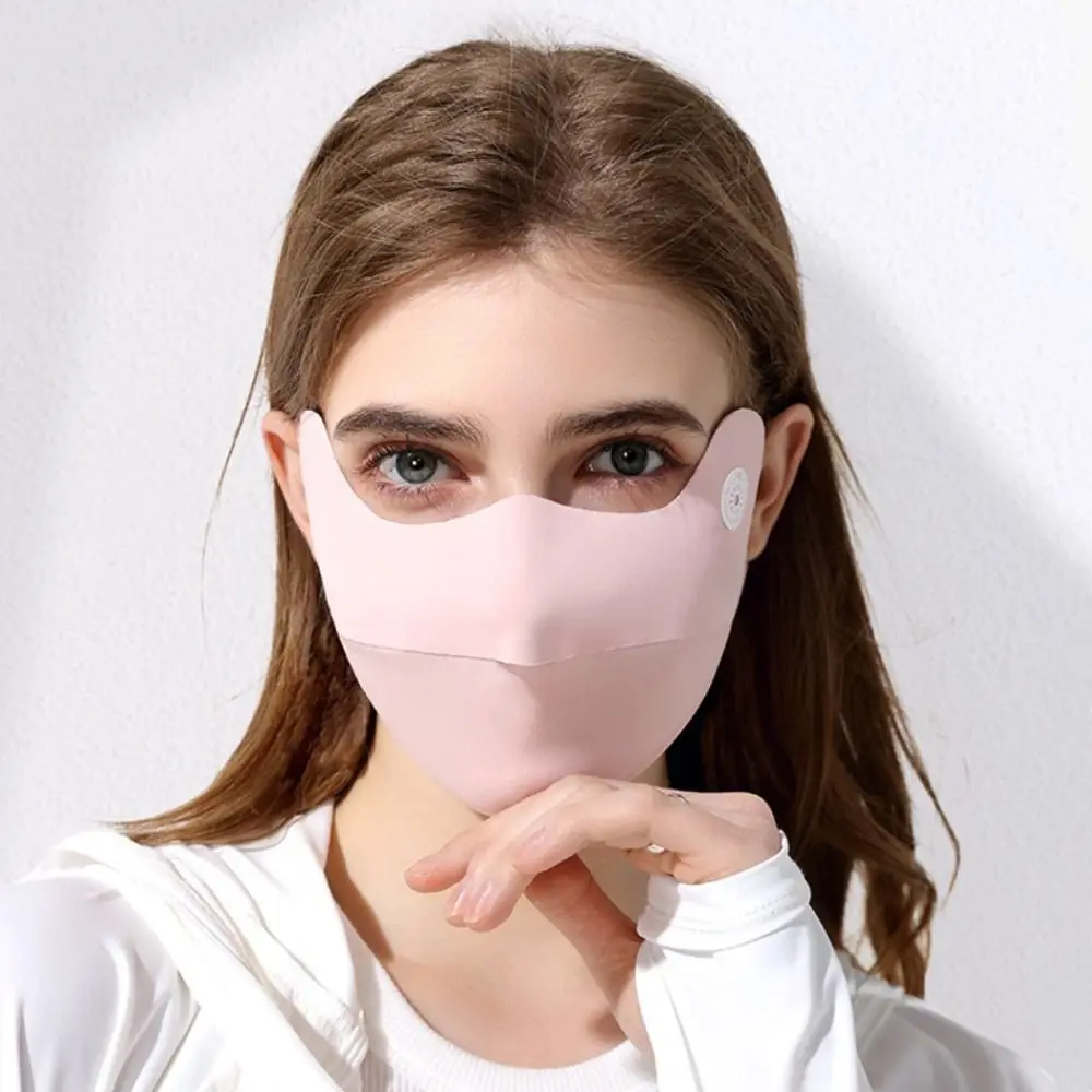 Unisex Sun Protection Anti-UV Ice Silk Face Scarf Face Mask Sport Mask