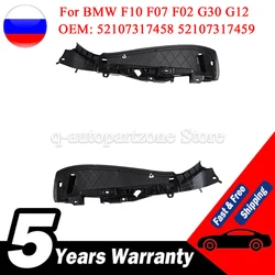 Car Front Seat Side Bracket Plastic Track Rail Cover Support For BMW 5 M5 GT6 X5 X6 7 F10 F11 F15 F16 F01 F02 F07 G12 G30