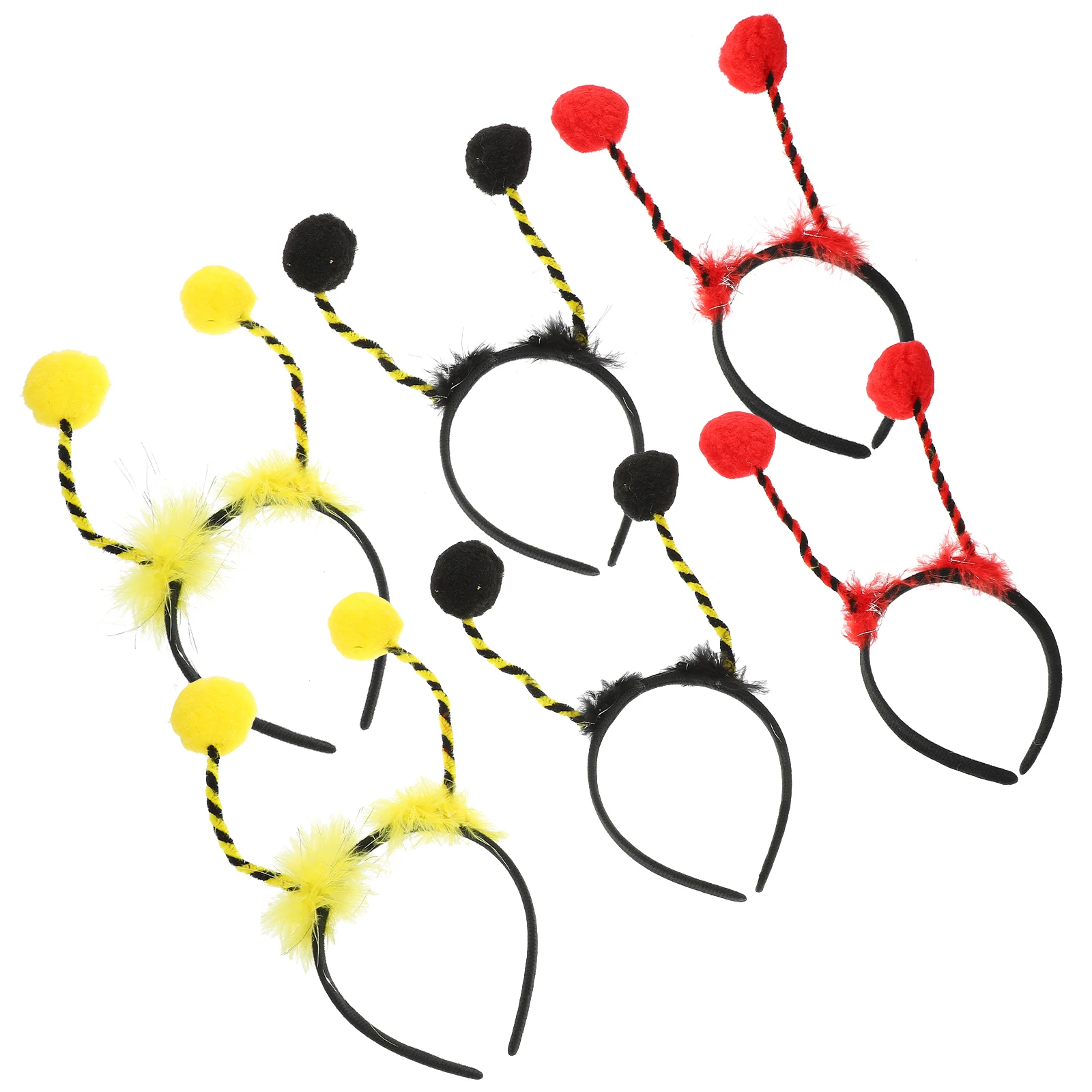 

6 Pcs Children Headb Party Accessories Antenna Ball Hairb Headdress Durable Halloween Costume Prop One Size Fits Most