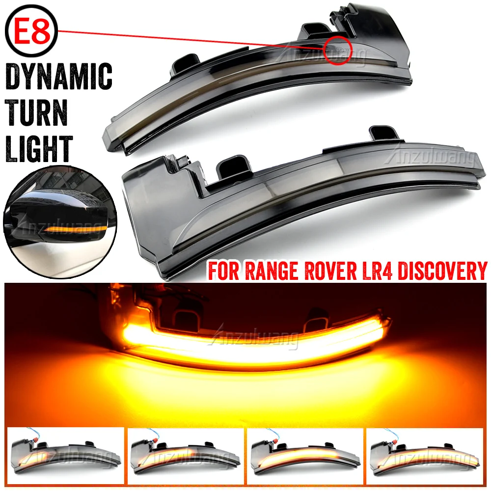 LED Dynamic Turn Signal Light For Land Rover Discovery 4 LR4 Range Rover Sport Evoque Side Mirror Sequential Blinker Indicator