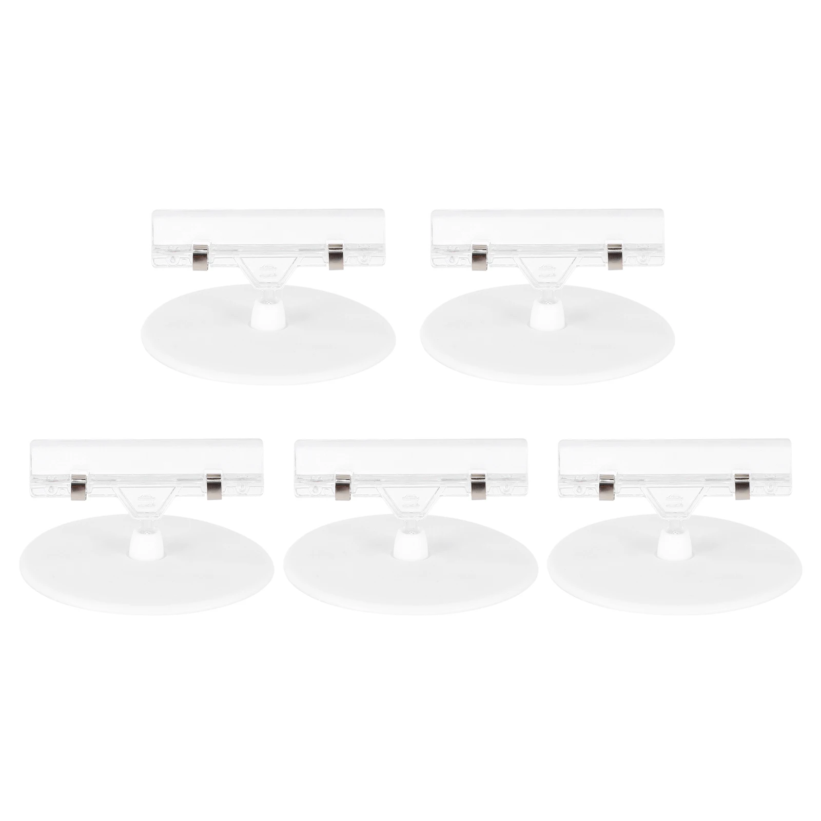 

5pcs Poster Clip Price Tag Holder Label Display Shelf New Material Safe Workmanship Lightweight Portable Practical