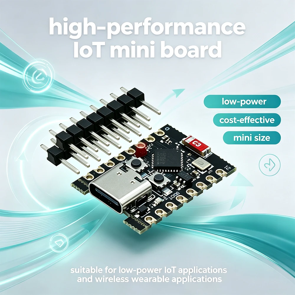 10PCS ESP32-C3 SuperMini Development Board  ESP32 OLED Development Module ESP32-C3 Development WiFi Bluetooth Expansion Board