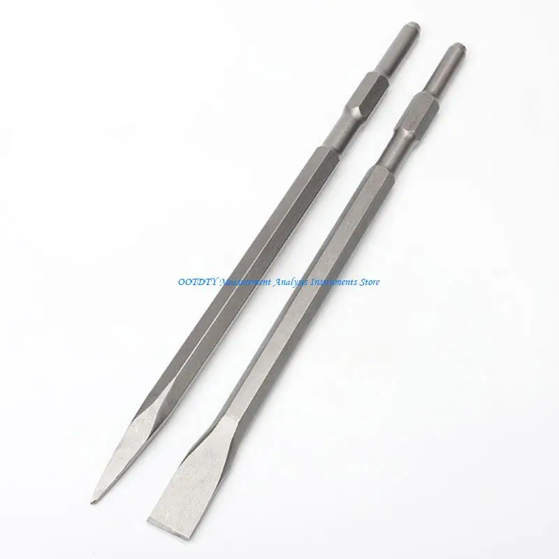 

367D 600mm Electric Hammer Drill Bit Point Grooved Flat Hand Tool