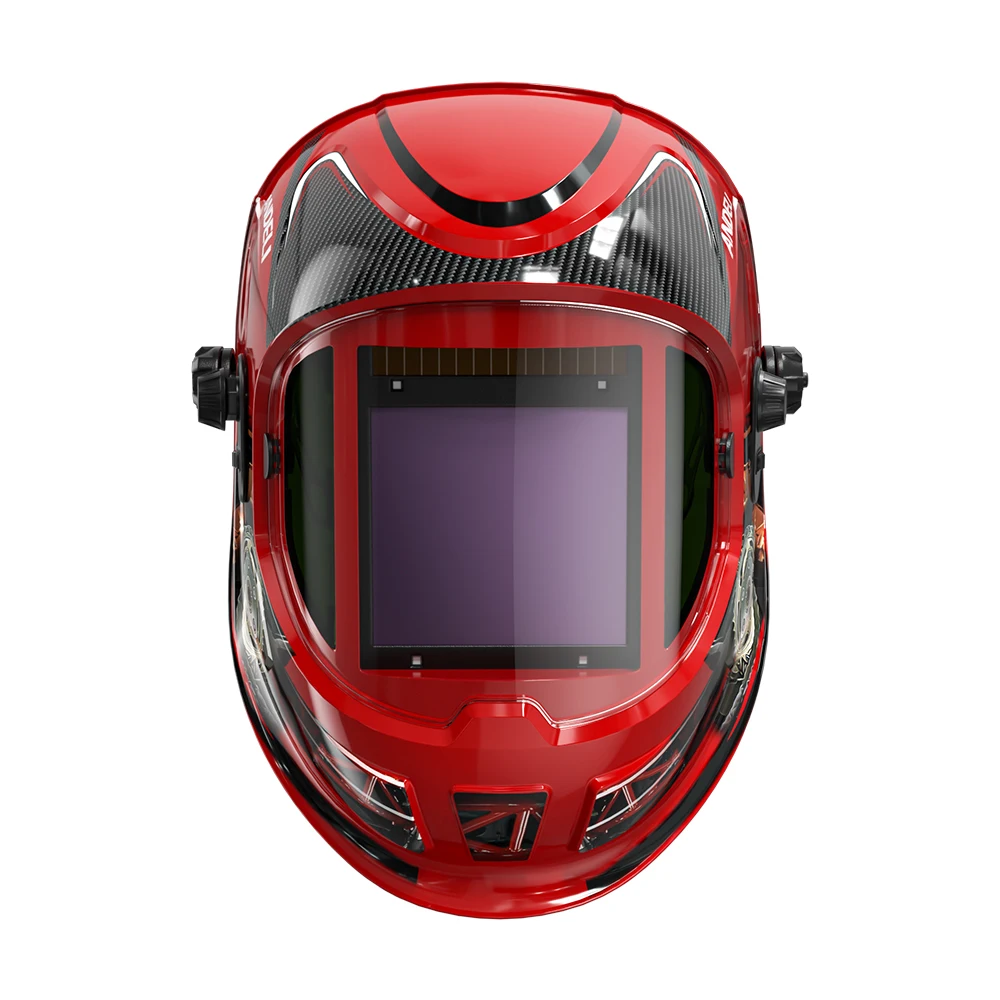 ANDELI Auto Darkening Welding Helmet True Color 4 Arc Sensor 1/1/1/2 Solar/Battery Powered Welder Mask for TIG MIG Welder