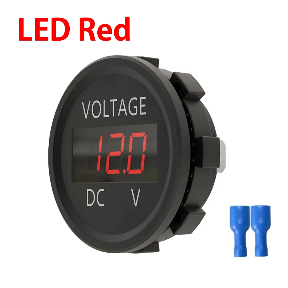 DC 5-24V Waterproof Voltmeter LED Digital Display Voltage Meter for Car Motorcycle battery LED Panel Volt Monitor 12V